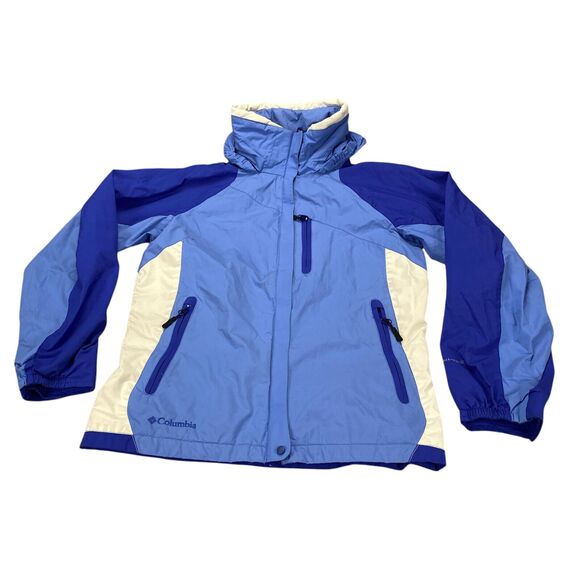 Columbia Omni-Tech Bugaboo Waterproof Breathable Hooded Jacket. Sz Youth 14/16 - Picture 4 of 16